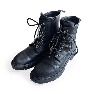 Bueno Combat Boot Shoe – Black